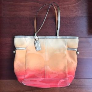 Multicolor Coach shoulder bag